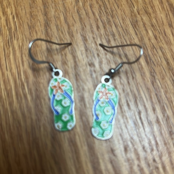 Lot Of 3 Flip Flop Earrings - Picture 2 of 4